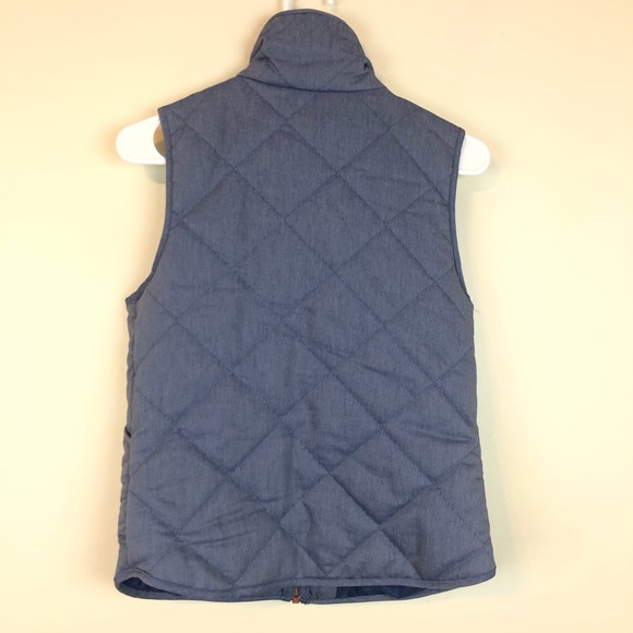 Peach Love California Blue Vest Rose Gold Zip S - Picture 6 of 6